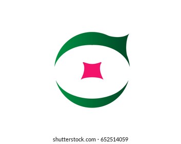 Letter o logo icon
