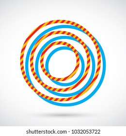 Letter O logo icon design template elements