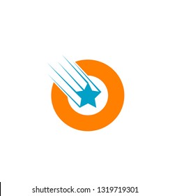 Letter o logo icon design template elements. Vector color sign
