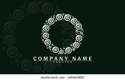 Letter O logo icon design template elements
