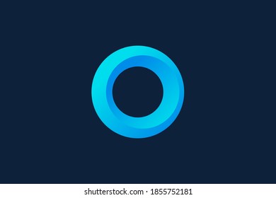 Letter o logo icon design template element