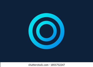 Letter o logo icon design template element
