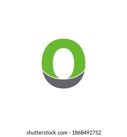 Letter O logo icon design concept illustration