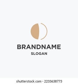 Plantilla de diseño de icono de carta o logotipo ilustración vectorial