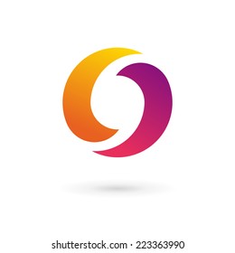 Letter O logo icon design template elements 