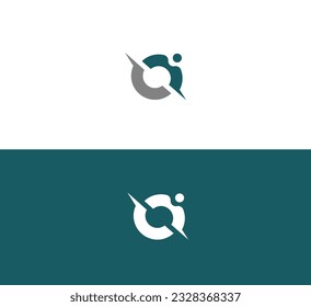 Elementos de plantilla de diseño de iconos de logotipo de carta O. Logo del planeta.