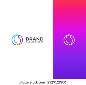 Elementos de plantilla de diseño de iconos de logotipo de carta O.