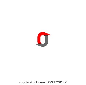 Letter O logo icon design template elements. 3D Colorful O letter logo.