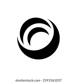 Letter O logo. Icon design. Template elements. Geometric abstract logos