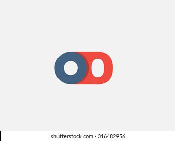 Letter O, logo icon design template. Vector business elements.