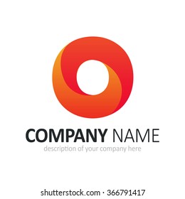 Letter o logo icon design template elements
