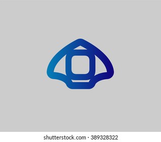 Letter o logo icon design template elements
