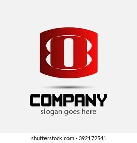 Letter O logo icon design template elements
