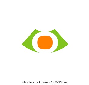 Letter o logo icon design template elements. Vector color sign
