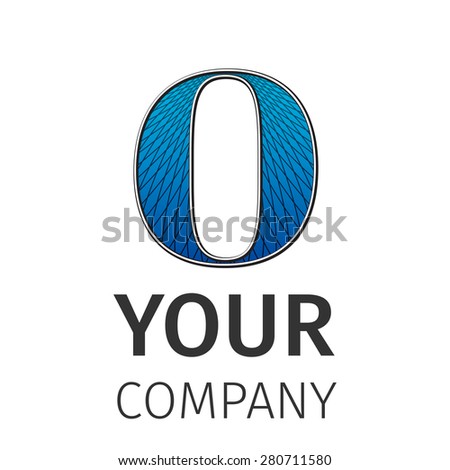 Letter O logo icon design template elements. Abstract guilloche Logo. Excellent vector illustration, EPS 10