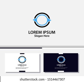 Letter O logo and icon, vector design template.EPS10