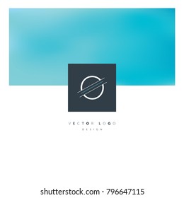 Letter O Logo icon. Vector element.
