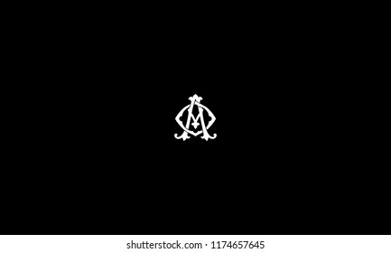 LETTER A AND O LOGO FOR ILLUSTRATION USE