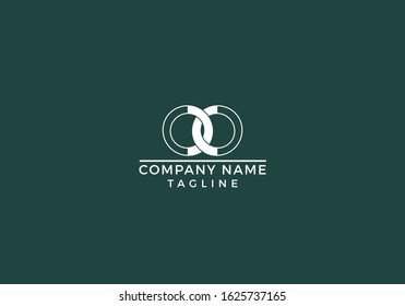 Letter O O logo initial based icon unique creative minimal graphic company abstract design in vector editable file.