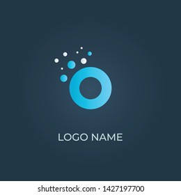 Letter "O" logo isolated. Alphabet vector image