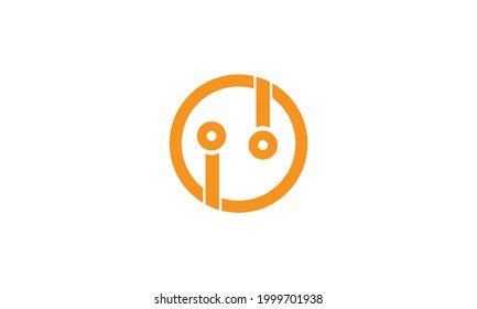 Letter O Logo logotype creative Symbol minimal template Design Vector.