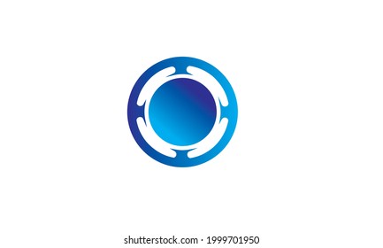 Letter O Logo logotype creative Symbol minimal template Design Vector.