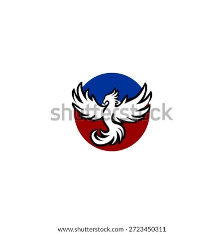 Letter O logo shaped like a rising phoenix bird. Bold vector symbol for rebirth, strength, insurance, and investment company branding