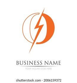 Vektorsymbol-Design des Buchstaben O Logo