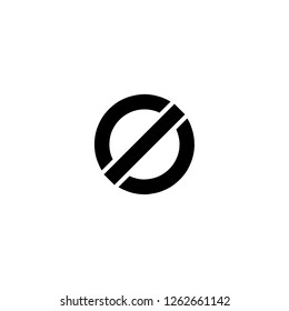 letter o logo vector