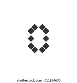 letter o logo vector