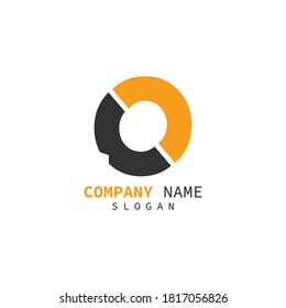 plantilla de diseño del vector del logotipo de letra O.