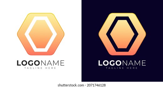 Letter o logo vector design template. Modern letter o logo icon with colorful geometry shape.