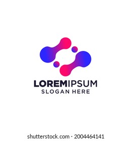 Ilustración vectorial del logotipo de la letra O, inspiración de diseño. Iconos coloridosIlustración vectorial del logotipo de la letra O, Inspiración de diseño. Iconos coloridos