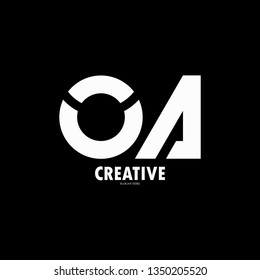 letter o A logo vector template