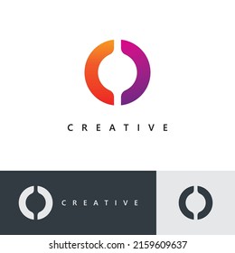 Letter O logo vector template, Creative O Letter initial logo design