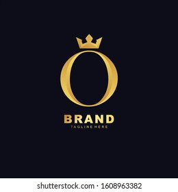 letter o luxury logo,free vector