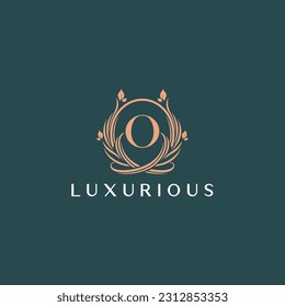 Letter O Luxury Style Royal Logo art vector