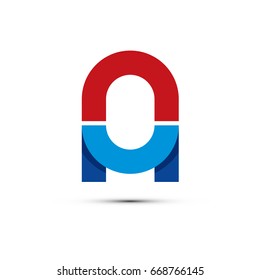 letter O or M logo