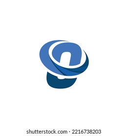 Logo-Design für Buchstaben O-Zeichen, Vektorgrafik-Vorlage