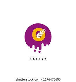 Letter O Melted Logo.