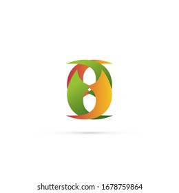 "letra O". Diseño minimalista, sencillo, digital y moderno de logotipos.