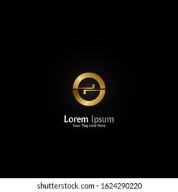 "letter O". Minimalist, simple,digital and modern logo design.