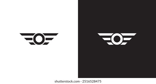 Letter O modern logo vector