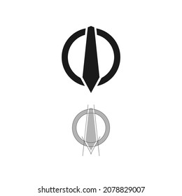 Buchstaben i und monogramm Logo-Design