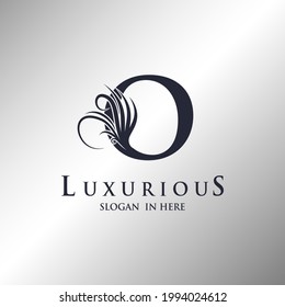 Letter O Monogram Luxury Ornate Decorative Elegance Logo Template.