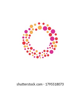 Abstract Round Explosion Network Data Base Stock Vector (Royalty Free ...