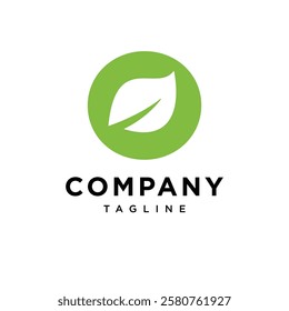 Letter O Nature Leaf Logo Icon Vector