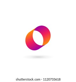 Letter O number 0 logo icon design template elements