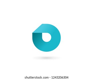 Letter O number 0 logo icon design template elements