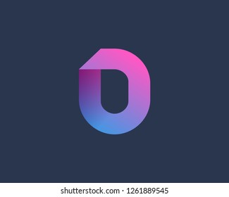 Letter O number 0 logo icon design template elements